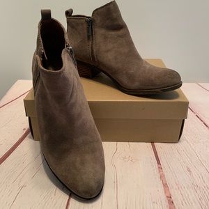 Lucky Brand oiled suede boots